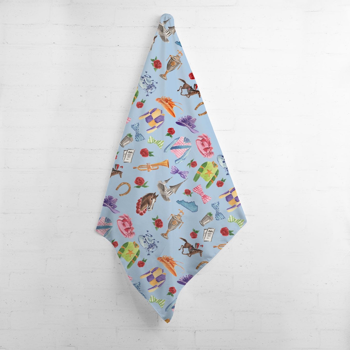 Kentucky Derby Blue - Bandana Scarf