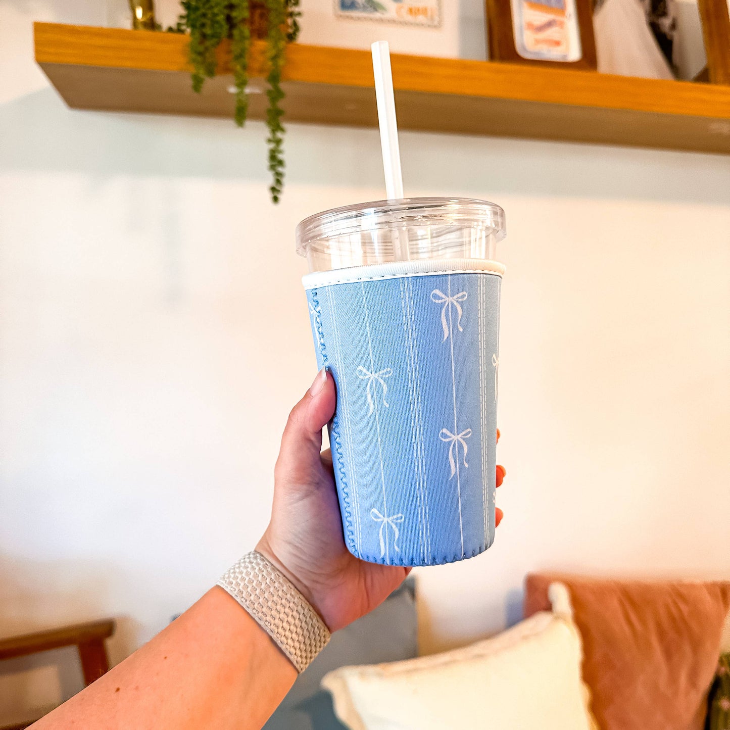 Grandmillenial Bows | Iced Coffee Sleeve