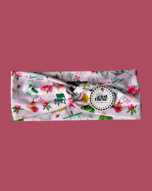 Augusta Pink Jersey Headband