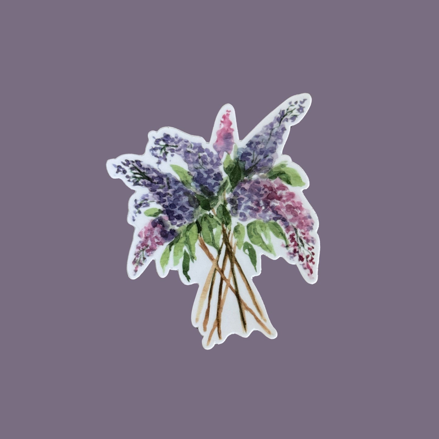 Watercolor Floral Stickers – Hydrangeas & Garden Bouquet Vinyl Stickers