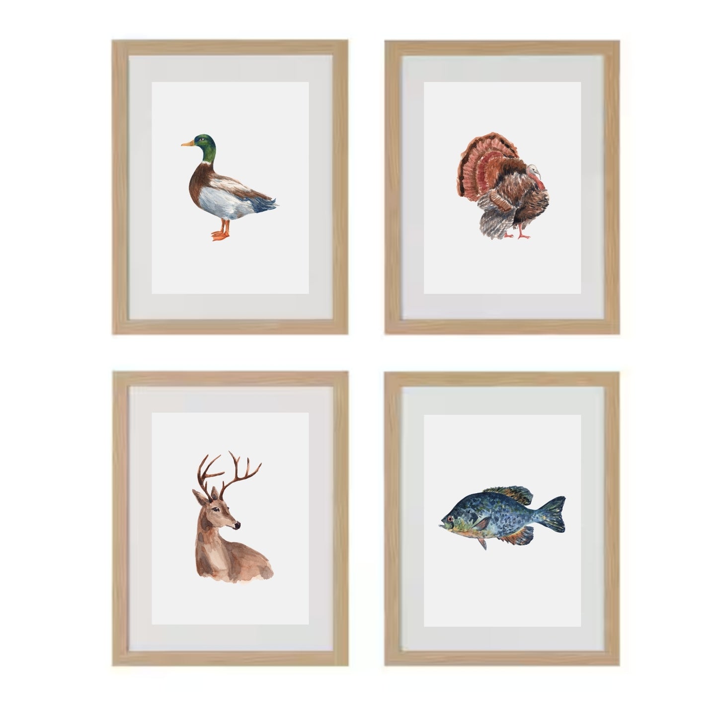 Wild Art Print 4 Pack