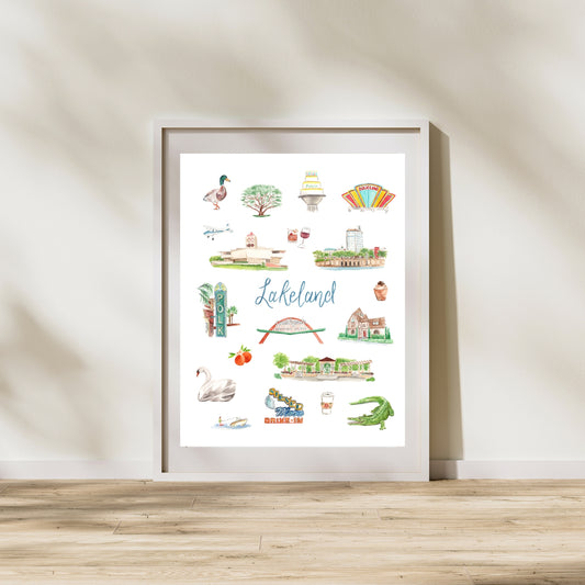 Lakeland Icons Print