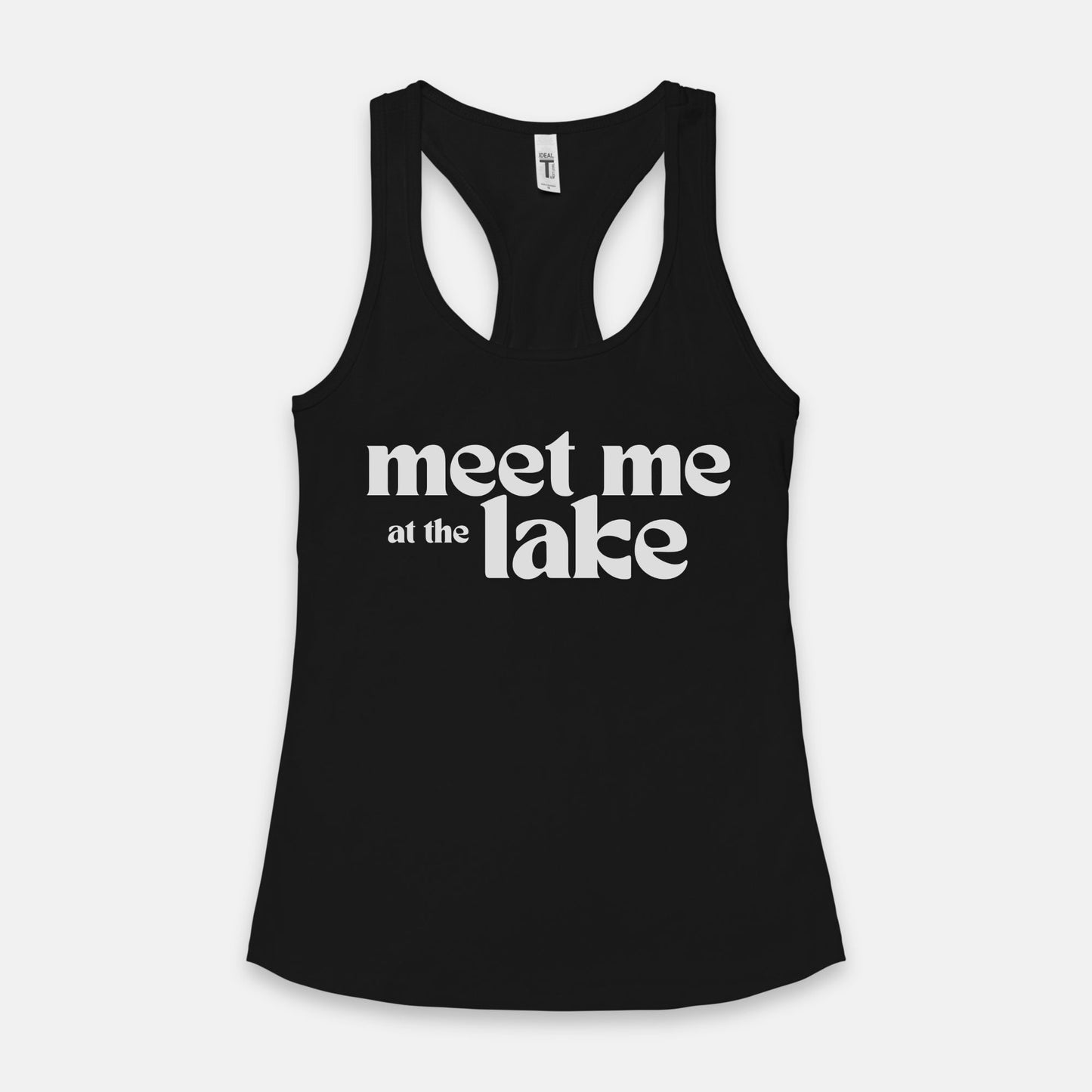 Meet Me at the Lake - Women's Racerback Tank Next Level 1533