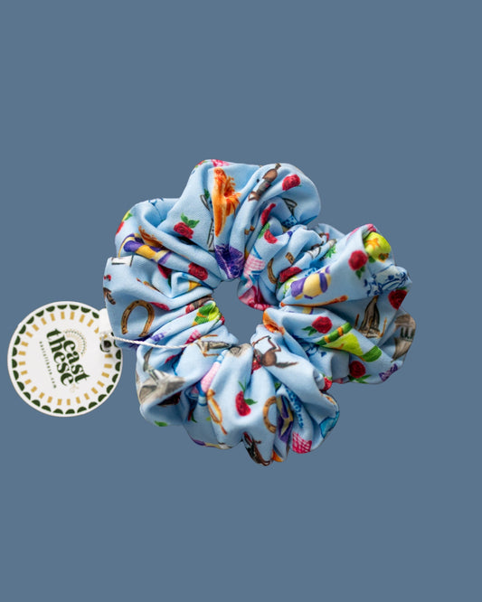 Derby Ready Jersey Scrunchie