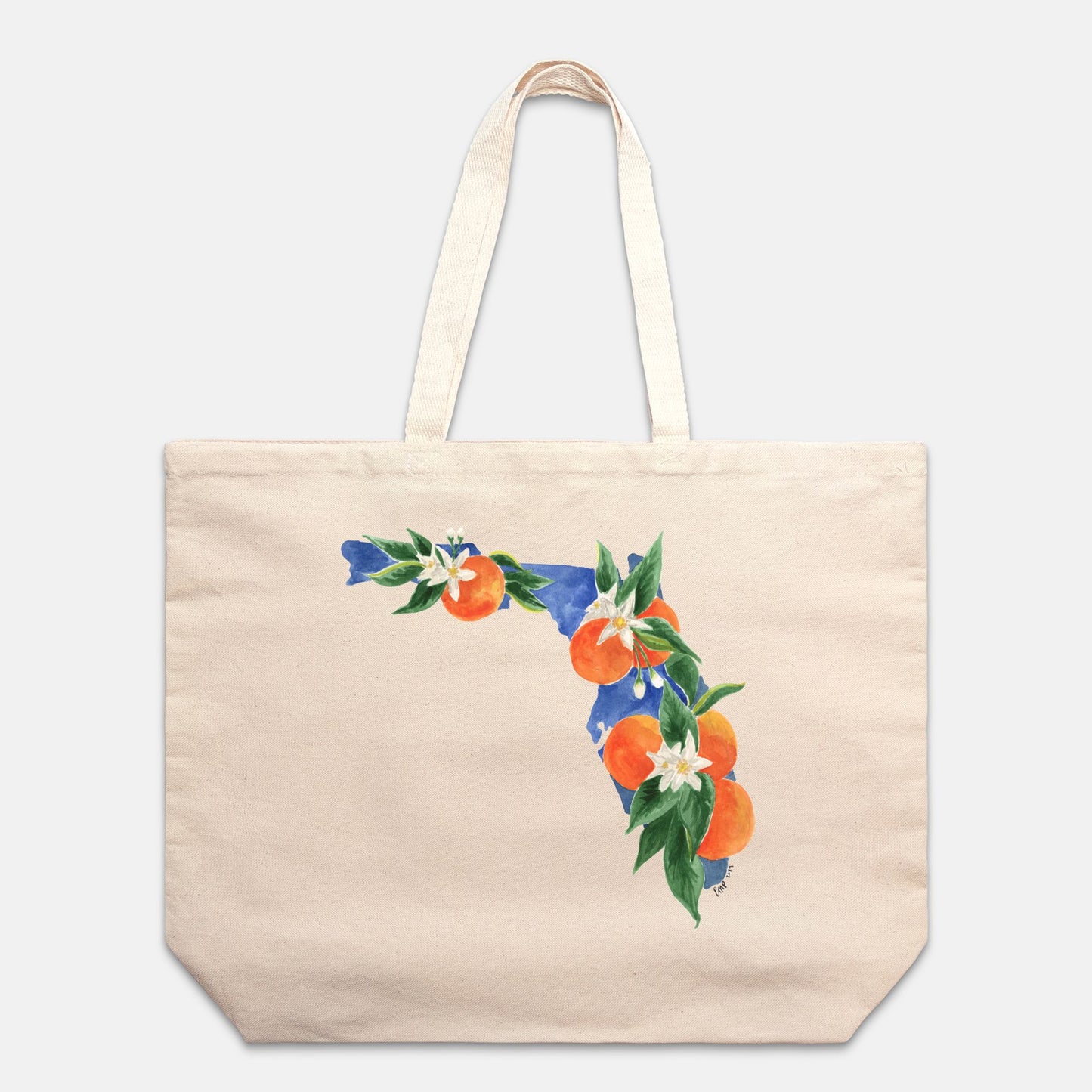 Florida State with Oranges Oversized Tote