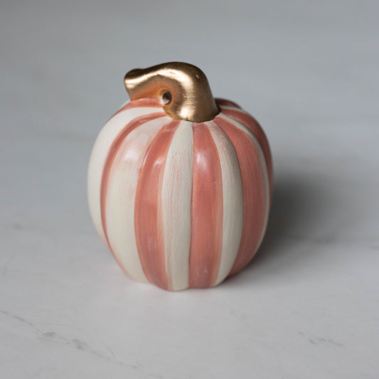 Hand Painted Ceramic Pumpkins - Terracotta