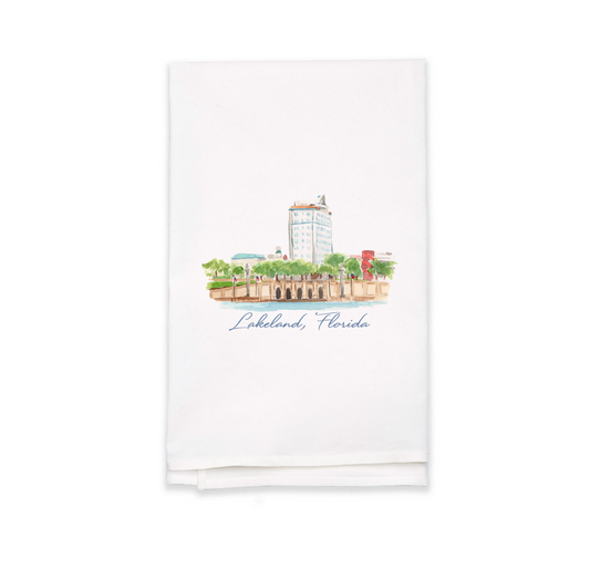 Lakeland, FL Tea Towel