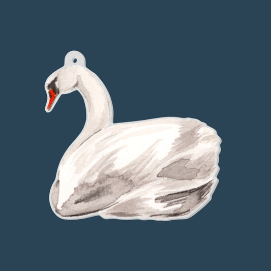 Acrylic Swan Ornament