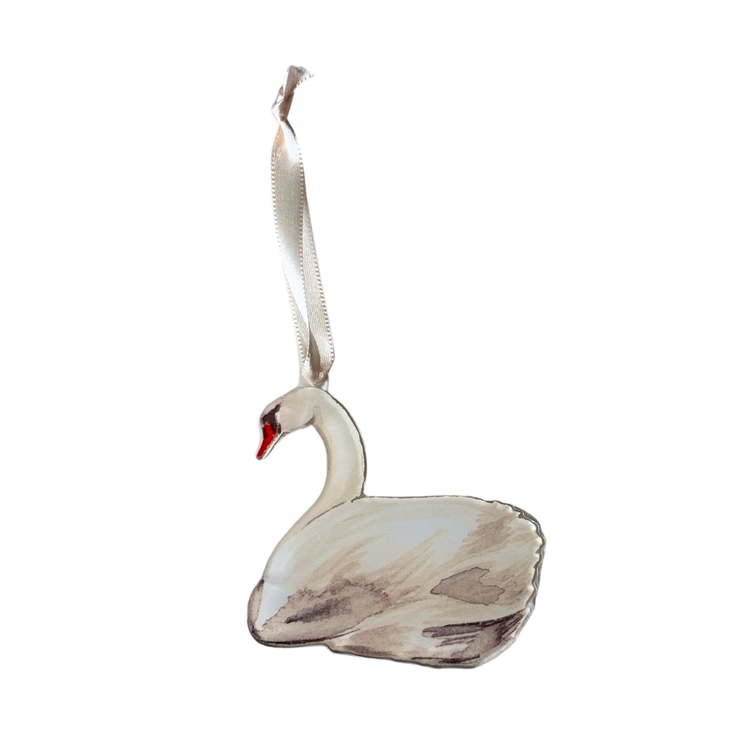 Acrylic Swan Ornament