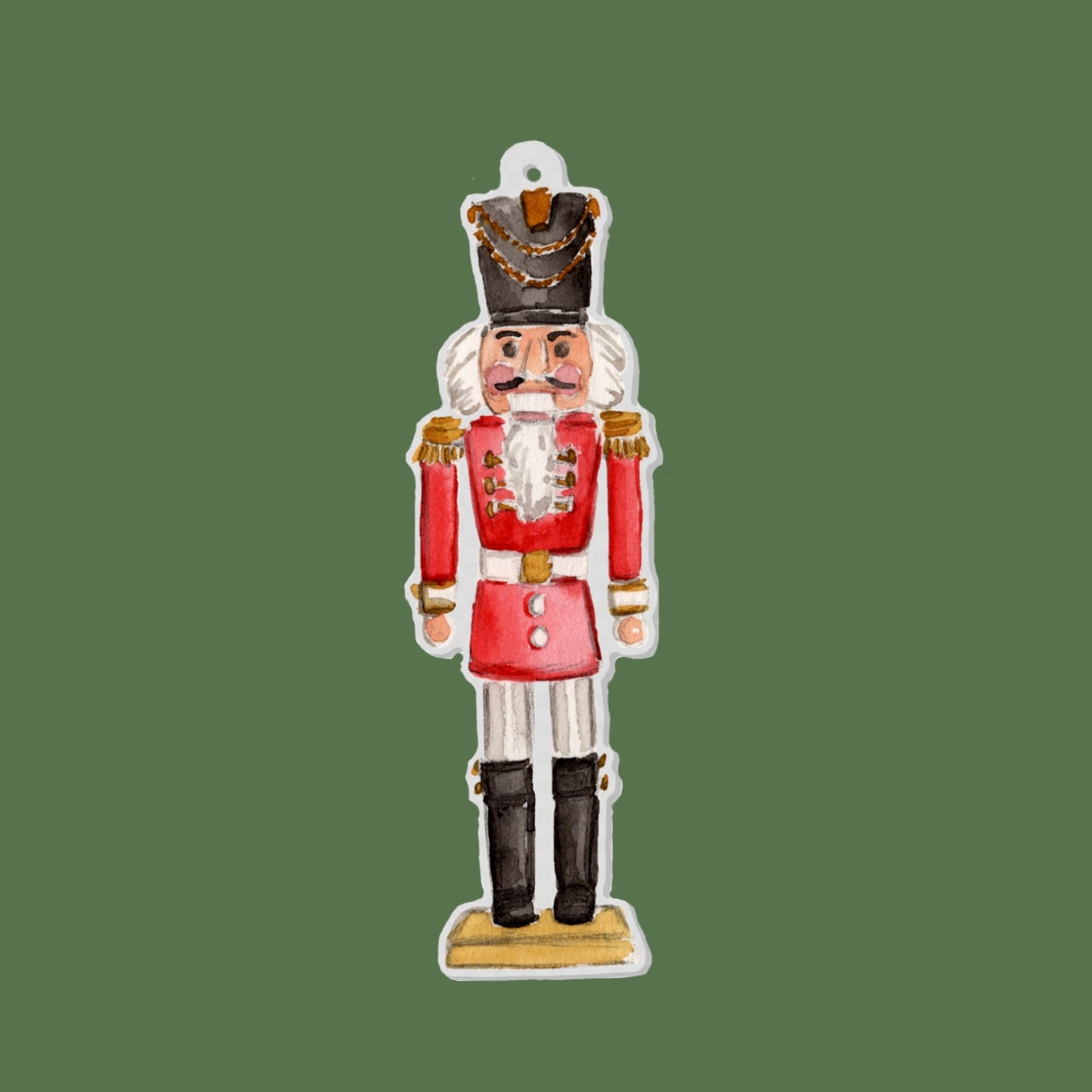 Acrylic Nutcracker Ornament