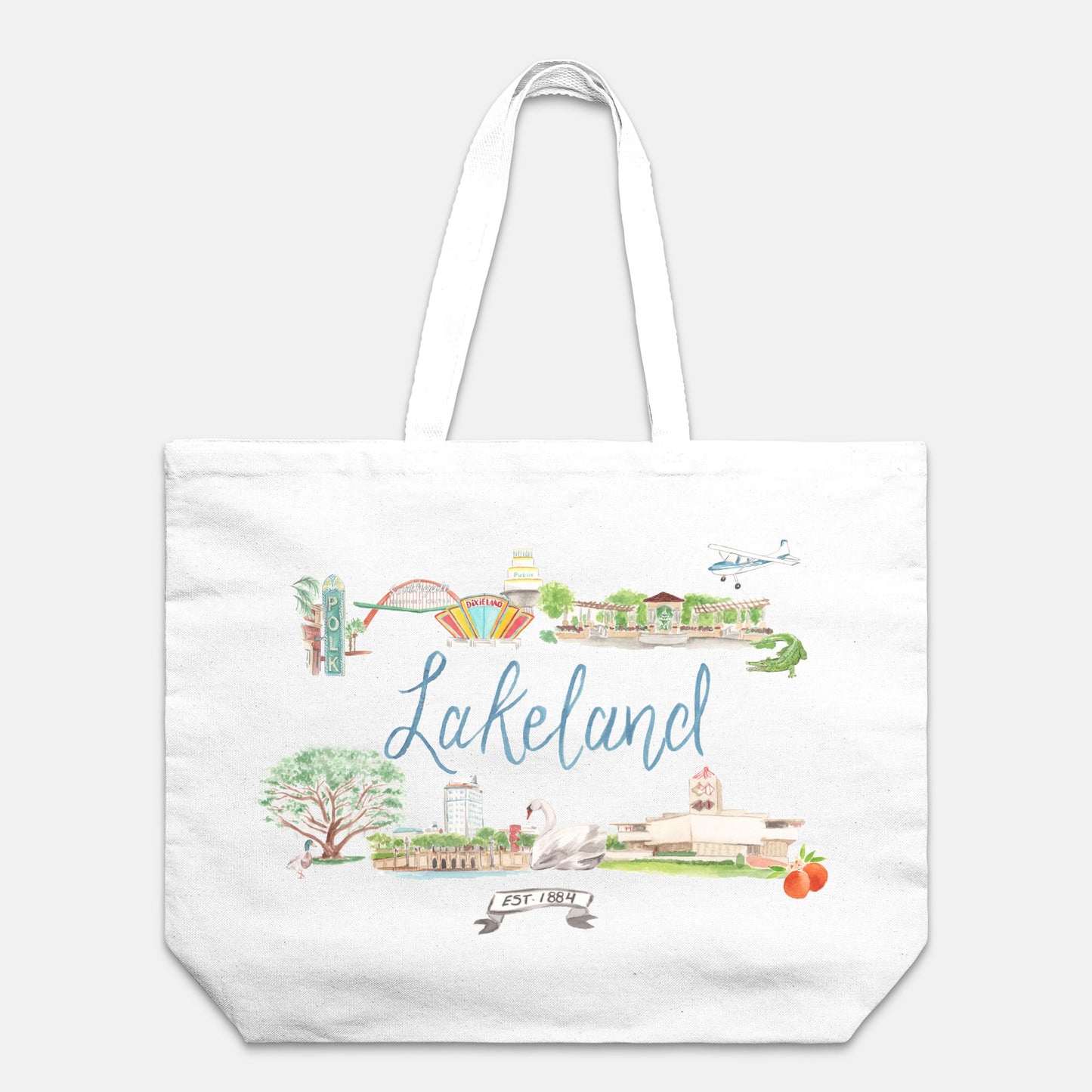 Lakeland Landmarks Oversized Tote