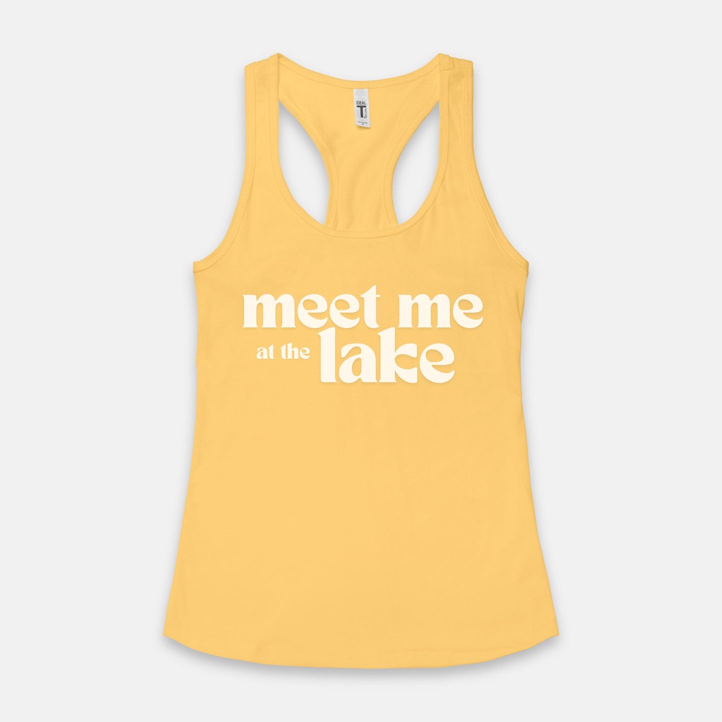 Meet Me at the Lake - Women's Racerback Tank Next Level 1533